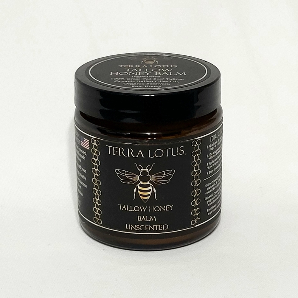 Terra Lotus Tallow Honey Balm, Hydrated And Radiant Skin